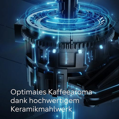 Siemens Kaffeevollautomat EQ500 TP511E19, App-Steuerung, Cold Brew, Vollfarbdisplay, Doppeltassenfunktion, autom. Dampfreinigung, einfache Wartung, schwarz