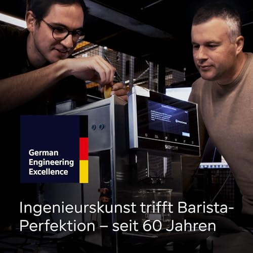 Siemens Kaffeevollautomat EQ700 classic TP715E17, App-Steuerung, Cold Brew, Full-Touch-Display, bis zu 10 individ. Kaffeekreationen als Favoriten, autom. Dampfreinigung, 1500 W, inox silver metallic